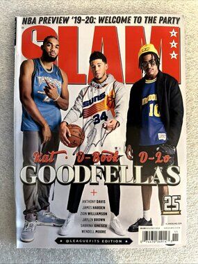 Devin Booker Phoenix Suns Signed Autographed GPS #5/50 Slam Magazine 2019 Issue